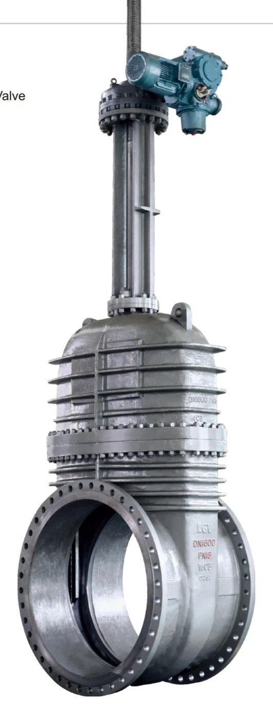 Large Diameter Electric Gate Valve product image from the Lianggong catalog