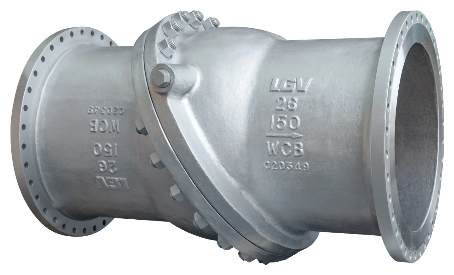 Axial flow check valve from Lianggong catalog page 81