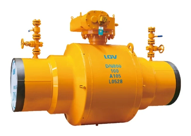 Pneumatic-Hydraulic Linkage Natural Gas Pipeline Ball Valve catalog image