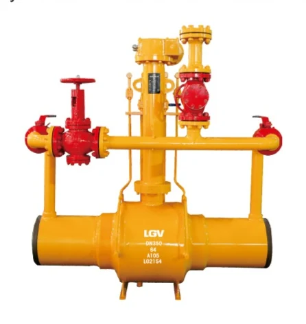 Fully Welded Ball Valve with Sleeve and Double Vent product image from the Lianggong catalog