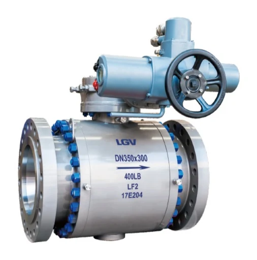 High-temperature and high-pressure three-piece forged steel fixed ball valve