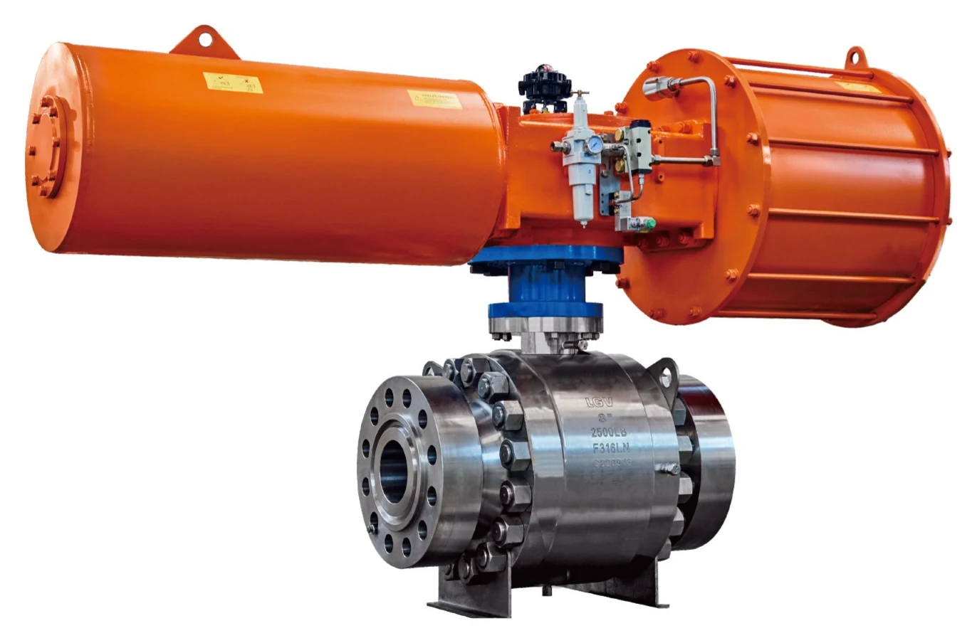 Electric Three-Piece Forged Steel Fixed Ball Valve catalog image