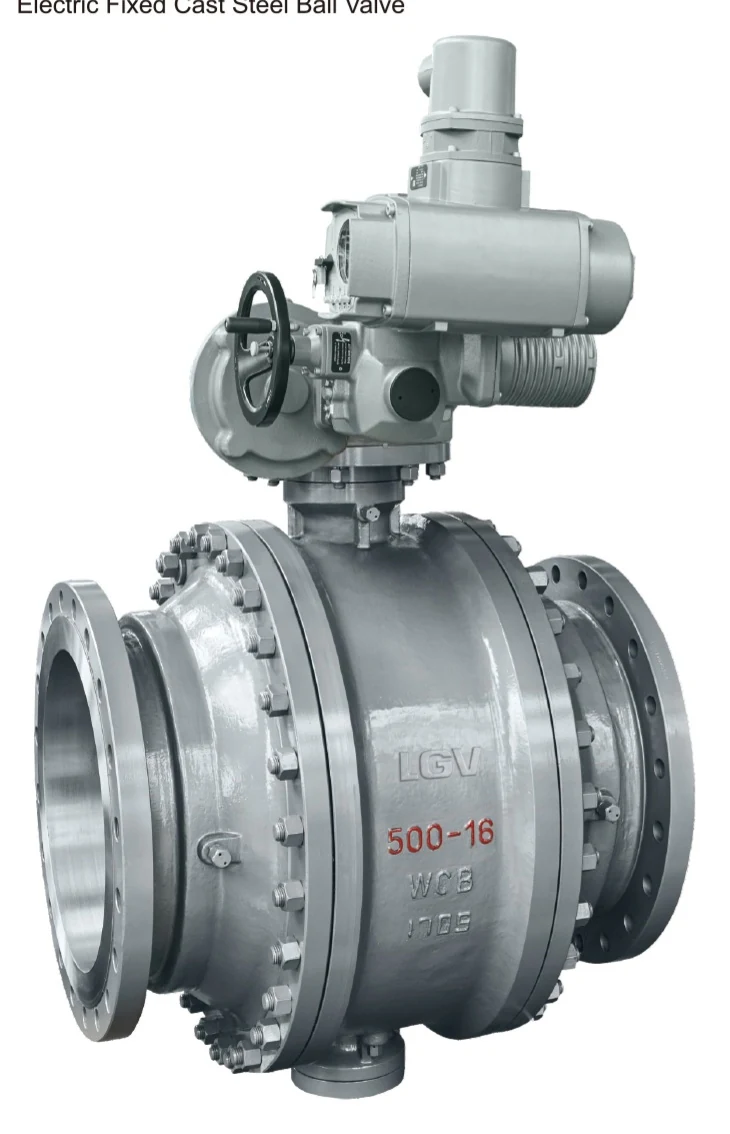 Electric Fixed Cast Steel Ball Valve catalog image