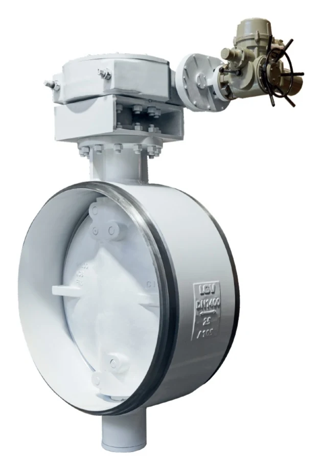 Electric Triple Eccentric Metal-to-Metal Fully Welded Butterfly Valve product image from the Lianggong catalog