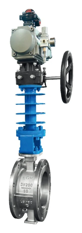 Electric Flanged Ventilation Butterfly Valve catalog image