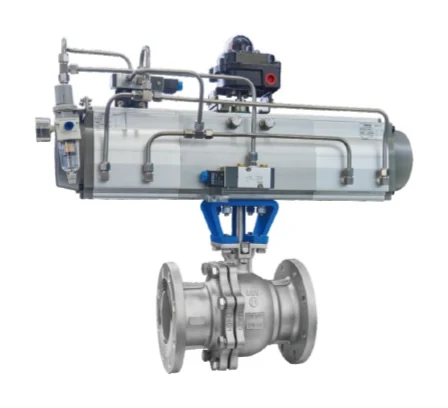 Pneumatic V-Type Control Ball Valve product image from the Lianggong catalog