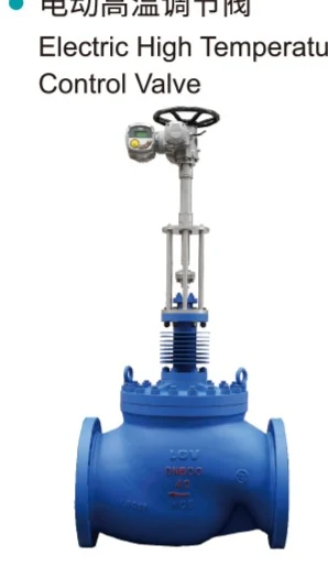 Electric high-temperature control valve