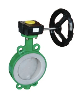 Electric PTFE Lined Flanged Butterfly Valve catalog image