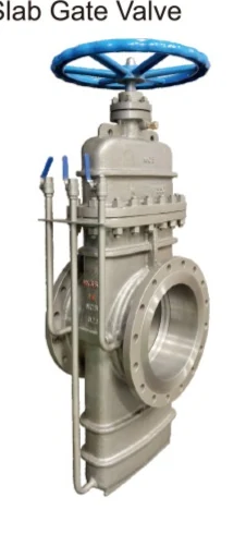 High-pressure bevel-gear slab gate valve