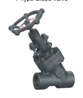 Forged steel valve from the documented catalog